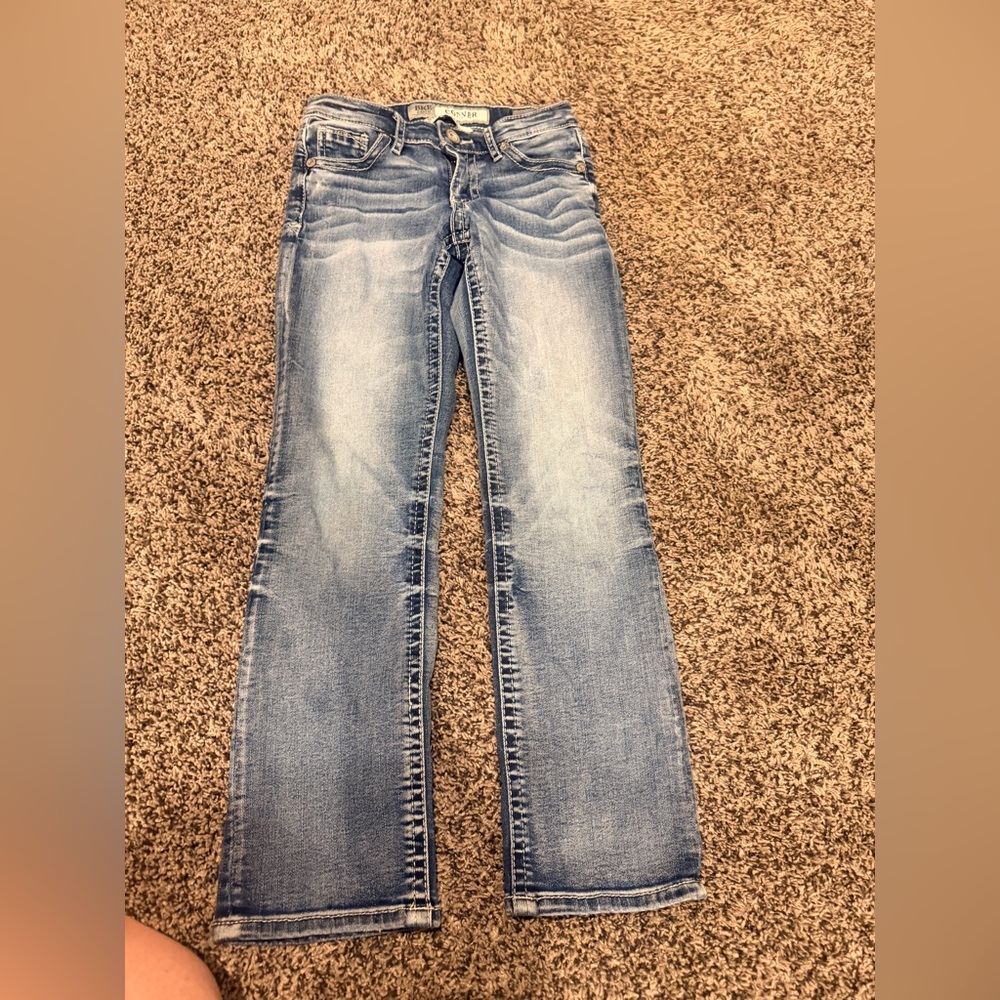 BKE Light Blue Straight Leg Kids Jeans